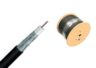 LDPE Insulation RG 59 U Coaxial Cable , 22 AWG 75 Ohm Coaxial Video Cable